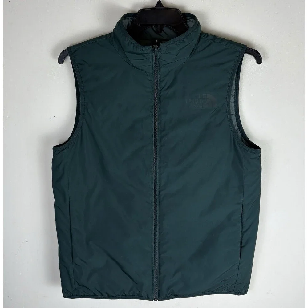 Men’s The North Face Puffer Vest Green / Size Small / Full Zip /